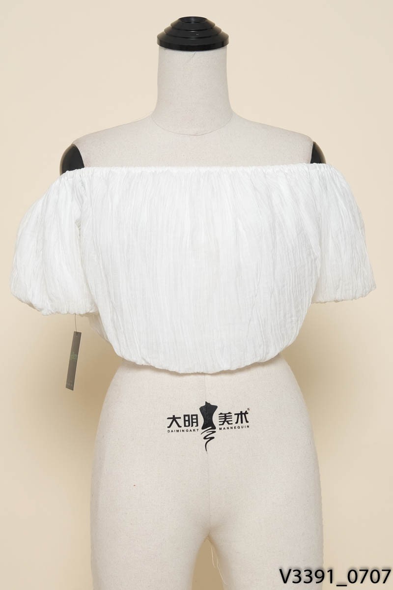 SOCHIC- Áo trắng bồng