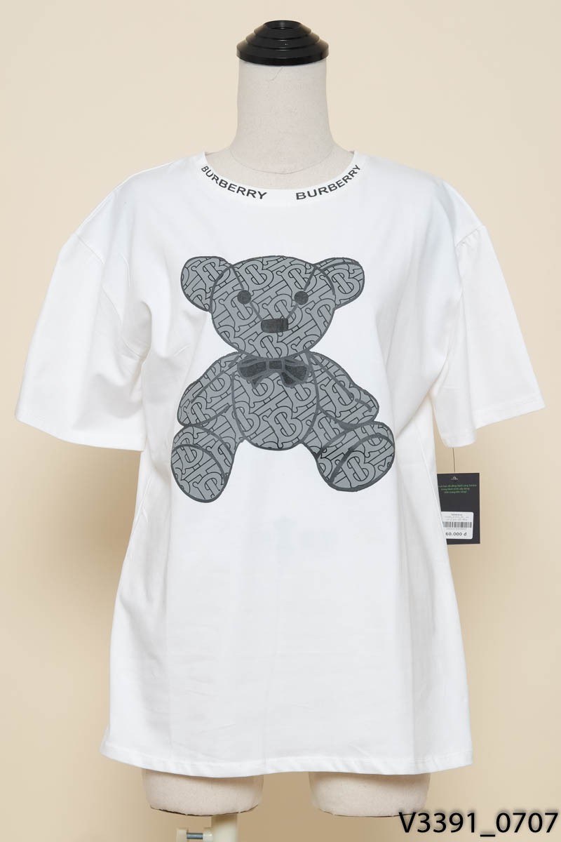 Áo trắng gấu xám New Tags