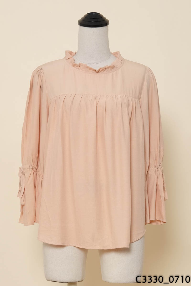 Áo be hồng viền bèo Gumac New Tags