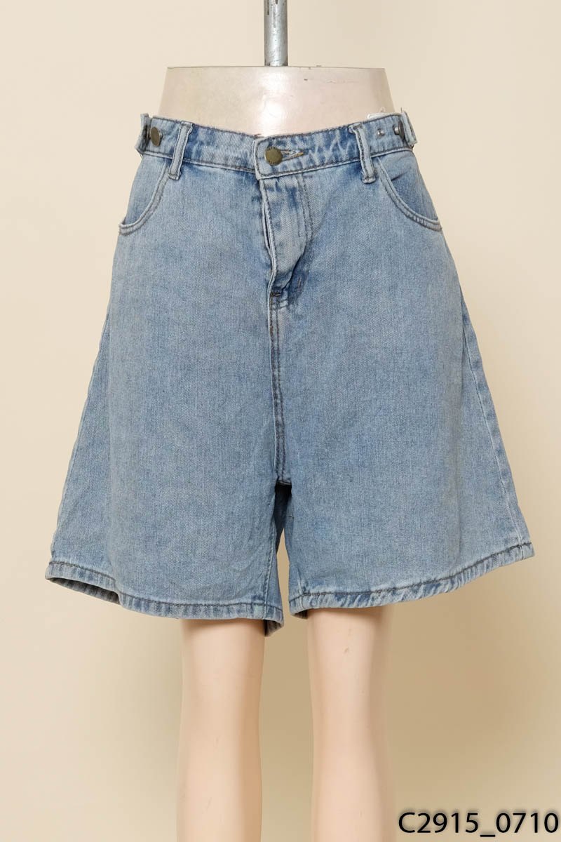 Quần ngố jeans xanh