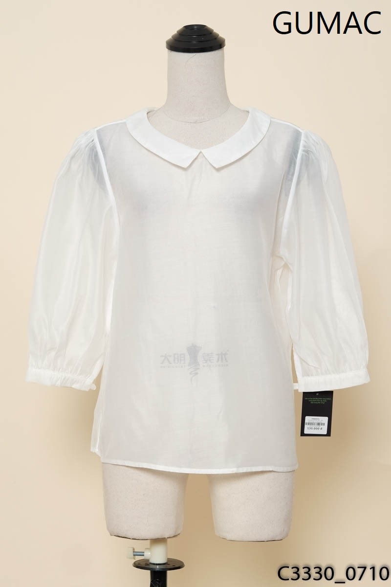 Áo trắng dài tay Gumac New Tags