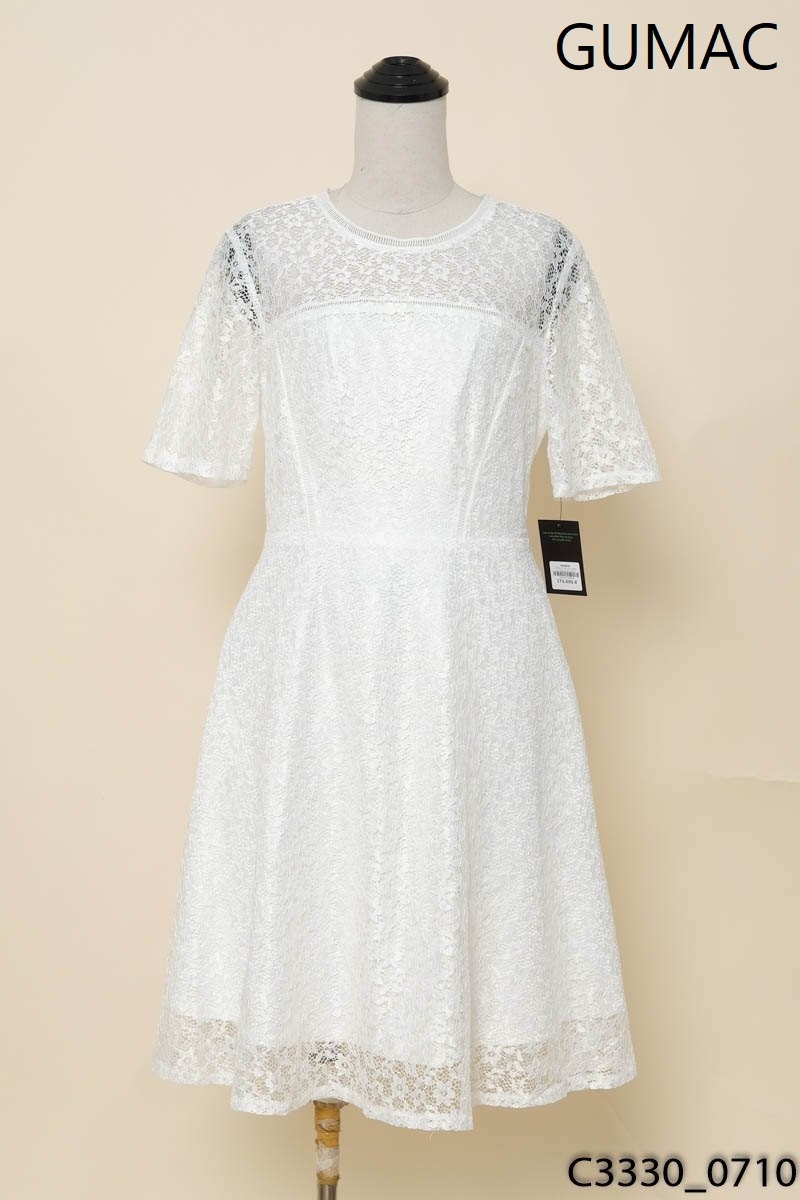 Đầm ren trắng Gumac New Tags