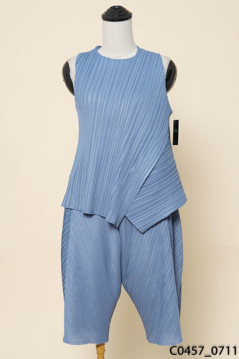 Set xanh xếp ly