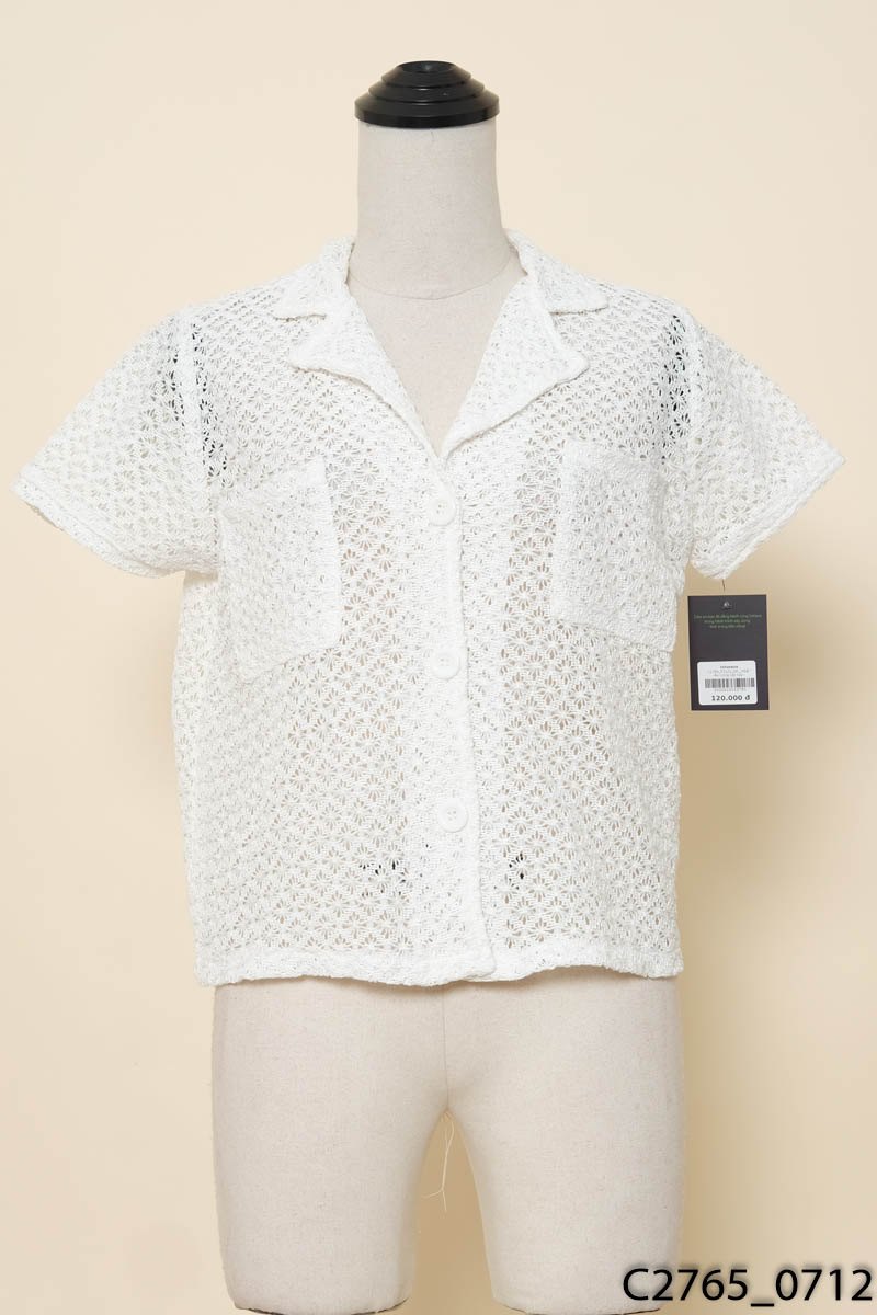 K&K - Áo trắng cộc tay