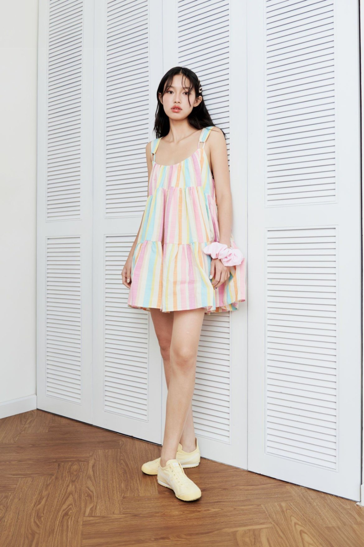 Đầm 2 dây nhiều màu Dottie