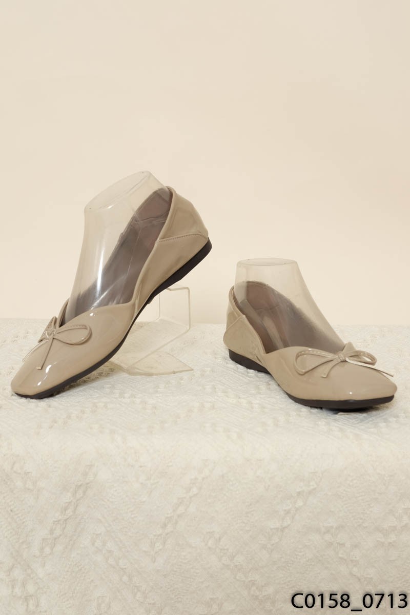 KIMY SHOES - Giày đế bệt be nơ FULLBOX