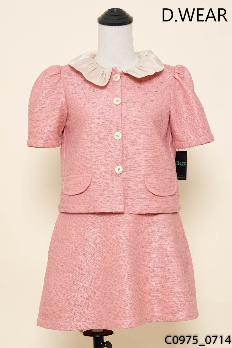 Set hồng cổ be D.Wear