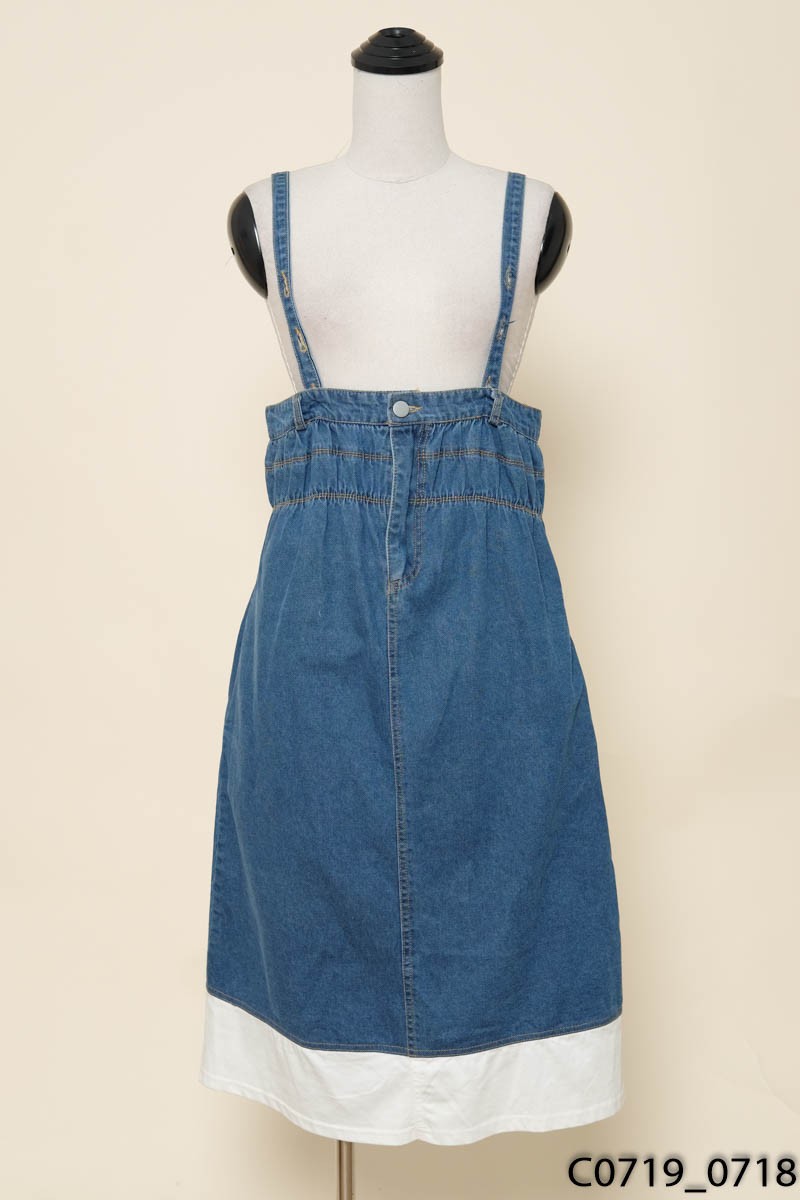 ILINA-Đầm yếm jeans xanh New Tags