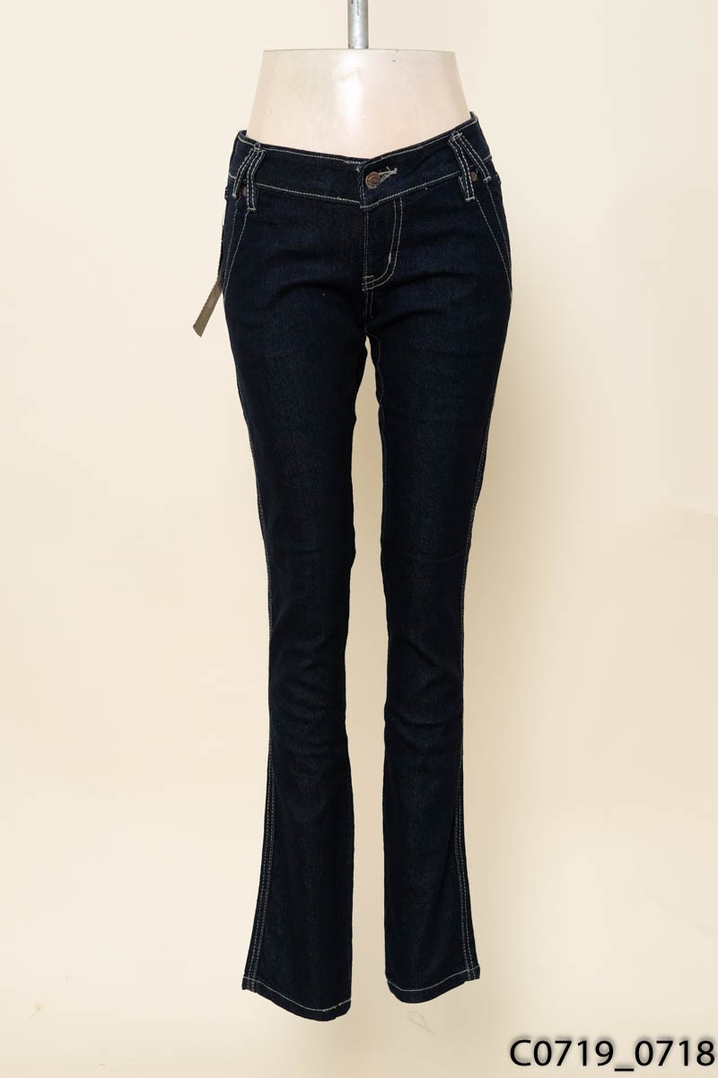 Quần jeans xanh cạp trễ New Tags