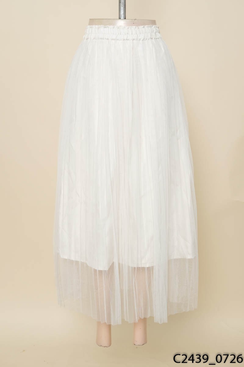 Chân váy lưới trắng New Tags