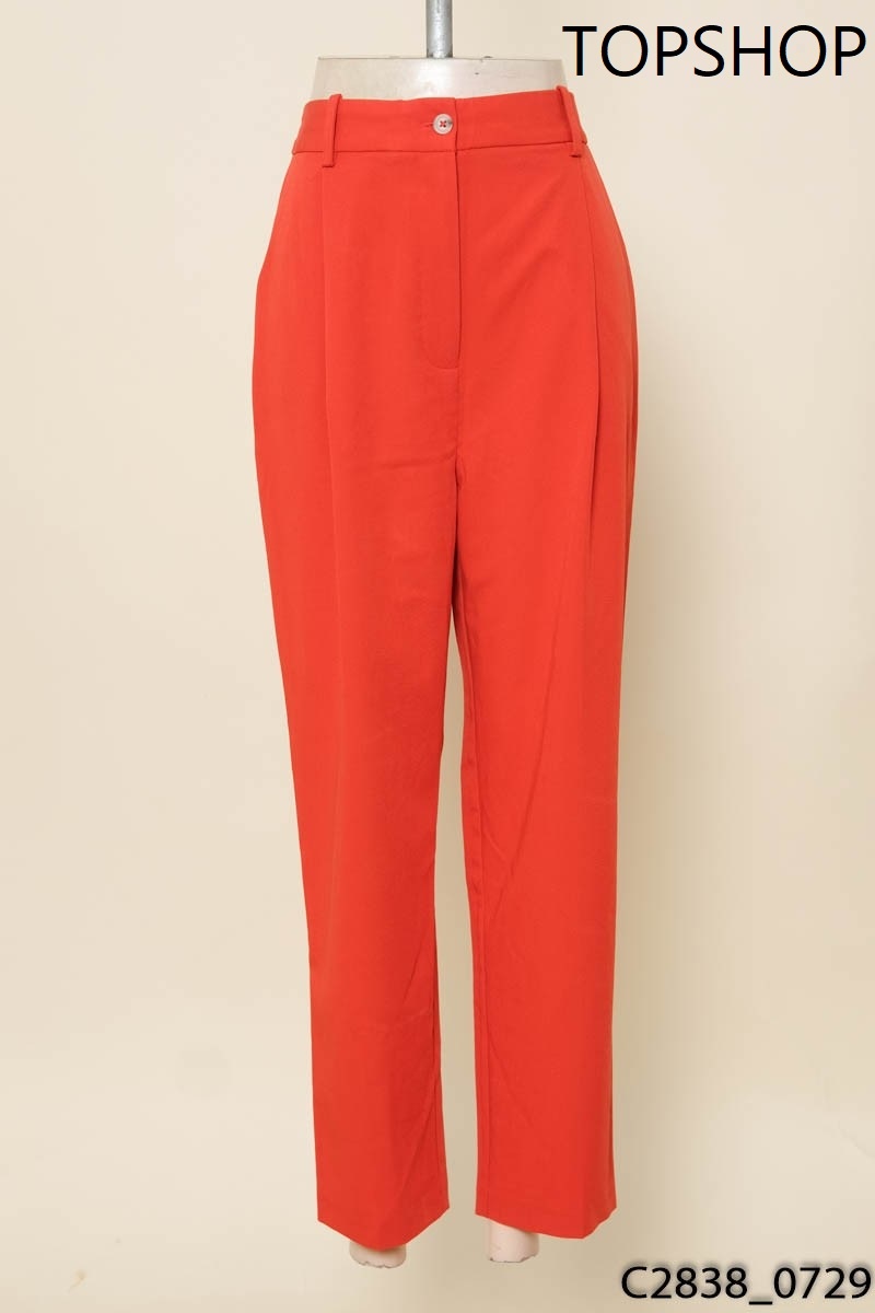 Quần baggy đỏ Topshop
