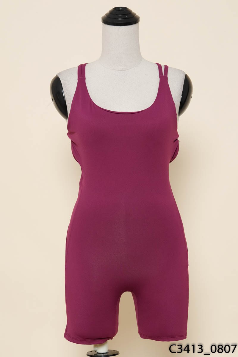 Jumpsuits 2 dây tím