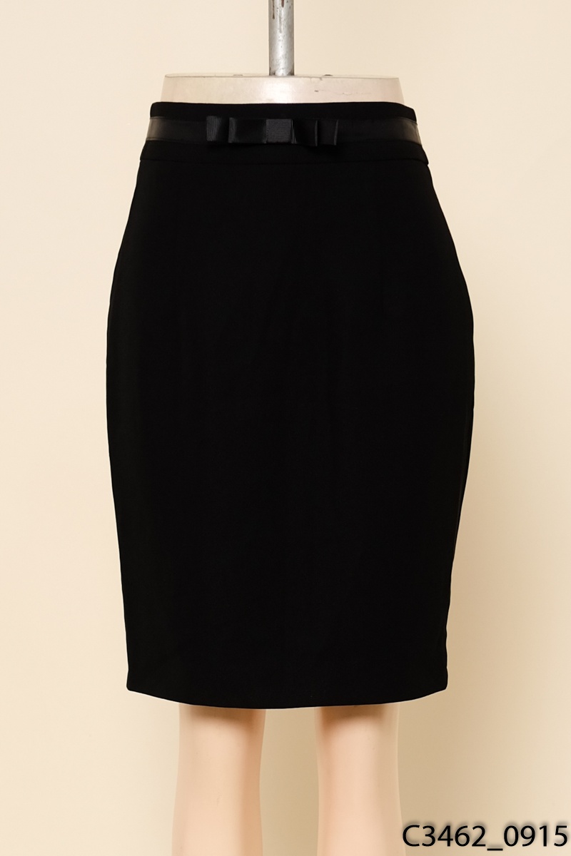 Chân váy đen nơ đen Huong Boutique