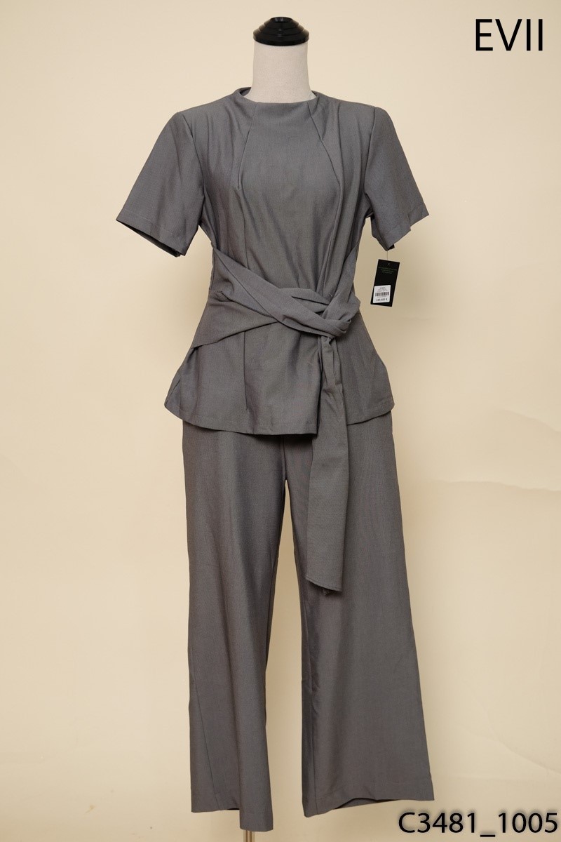 EVII-Set áo quần màu ghi
