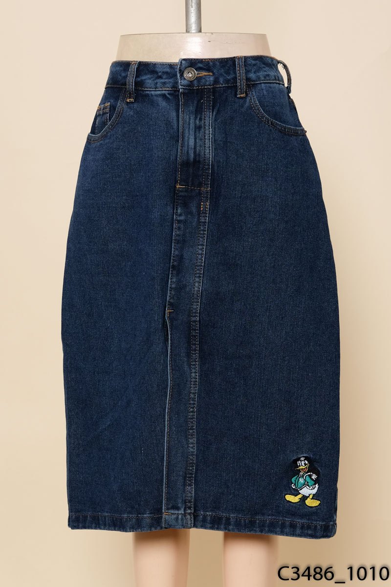 Chân váy jeans xanh
