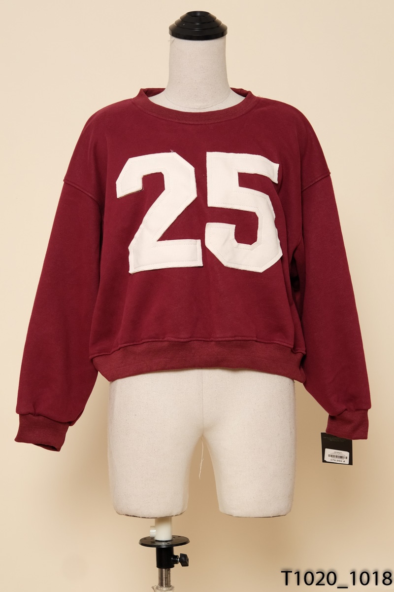 XIAOFEIFEI-Áo sweater tím