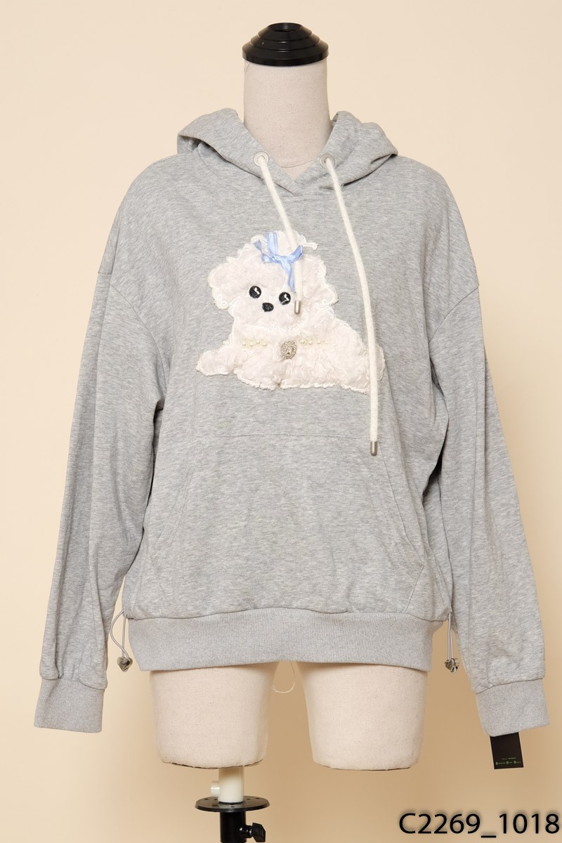 Áo hoodie xám