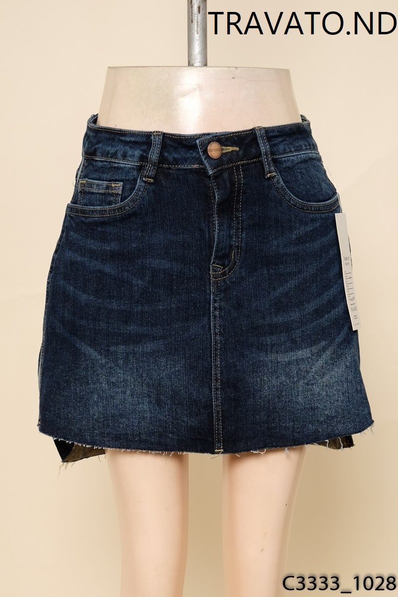 TRAVATO.ND-Chân váy jeans xanh New Tags