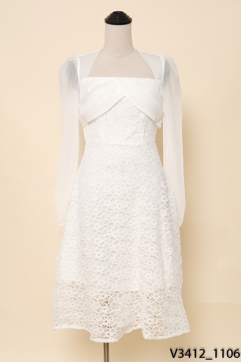 HM DESIGN-Đầm ren phối ren New Tags