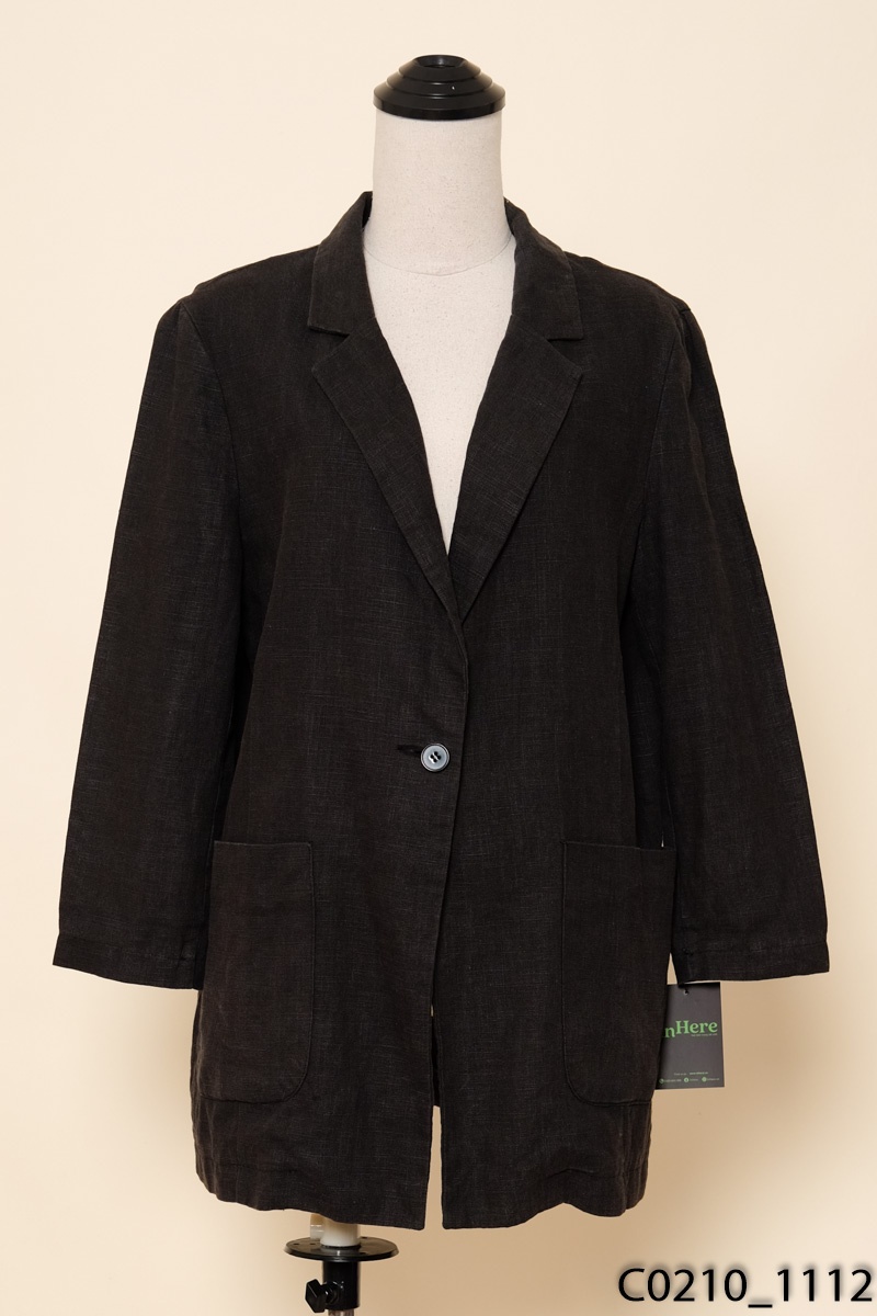 Áo blazer đen