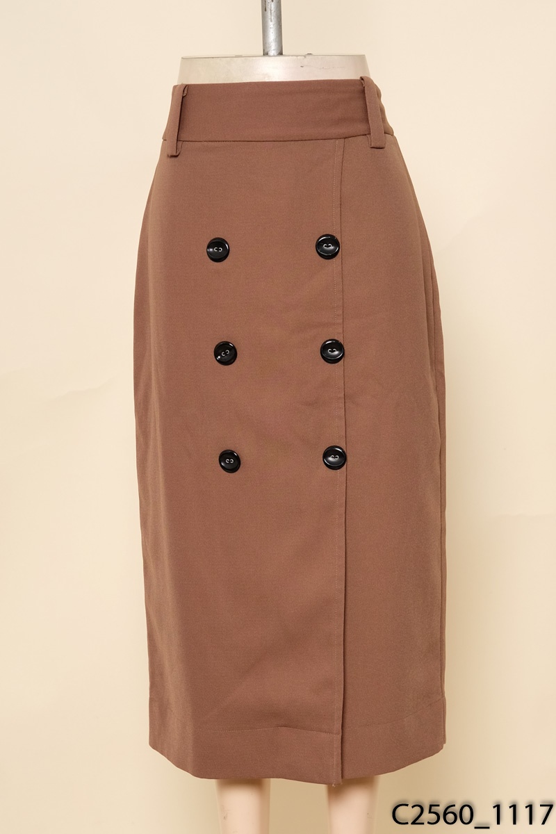 MINDY DESIGN-Chân váy nâu