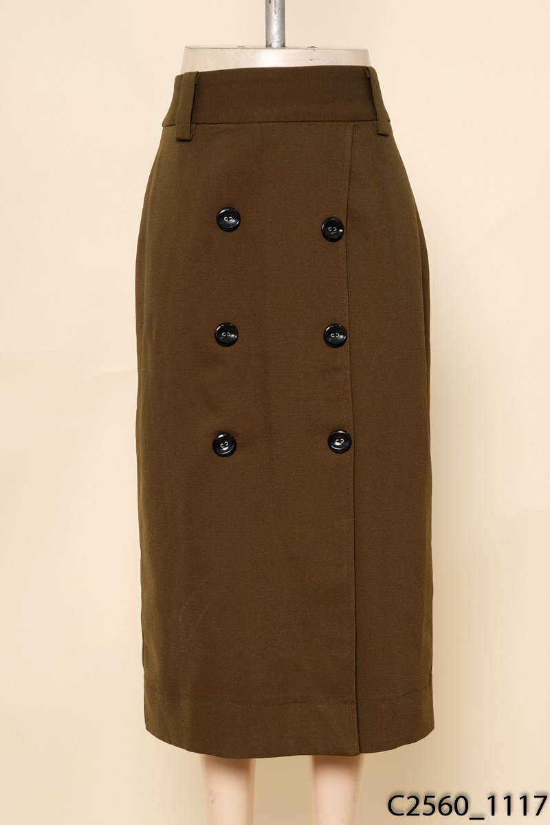 MINDY DESIGN-Chân váy xanh rêu