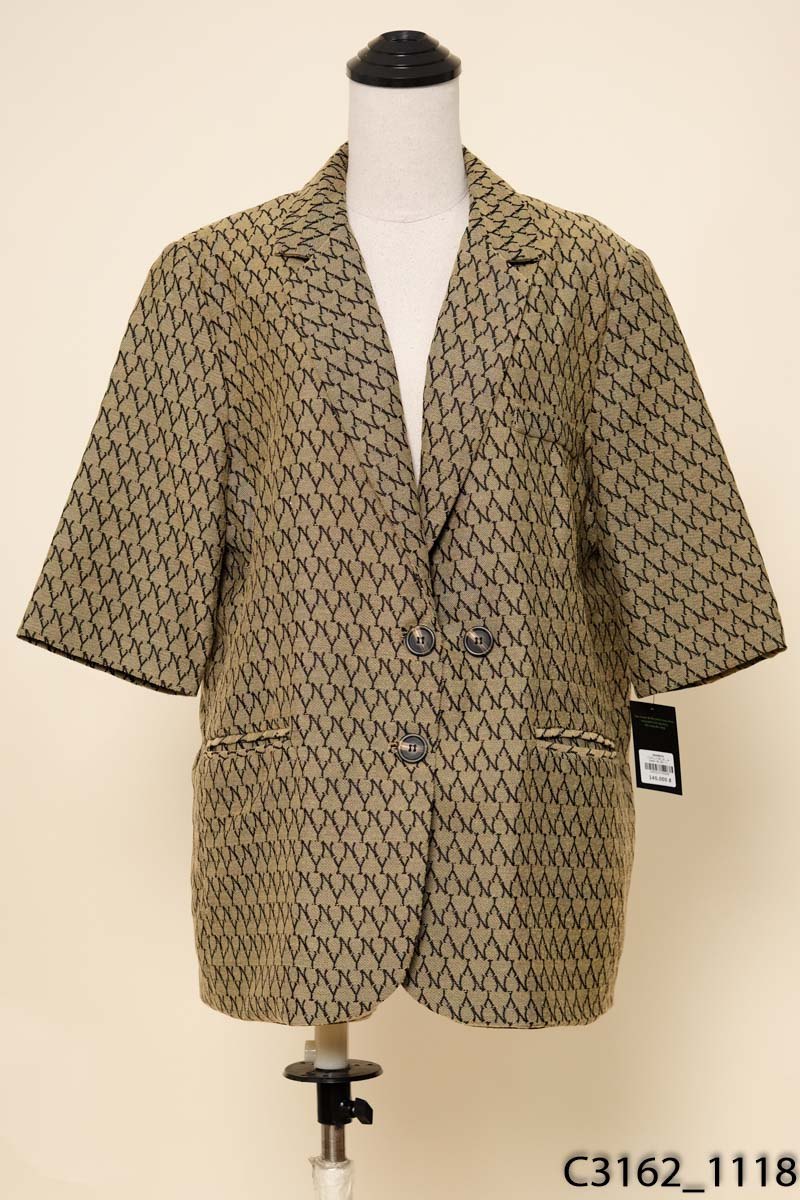 Áo blazer nâu đen