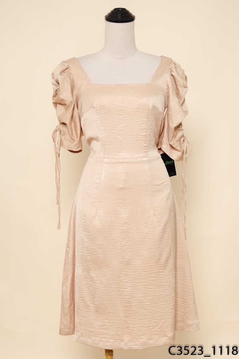 DRESS DESIGN-Đầm lụa nâu
