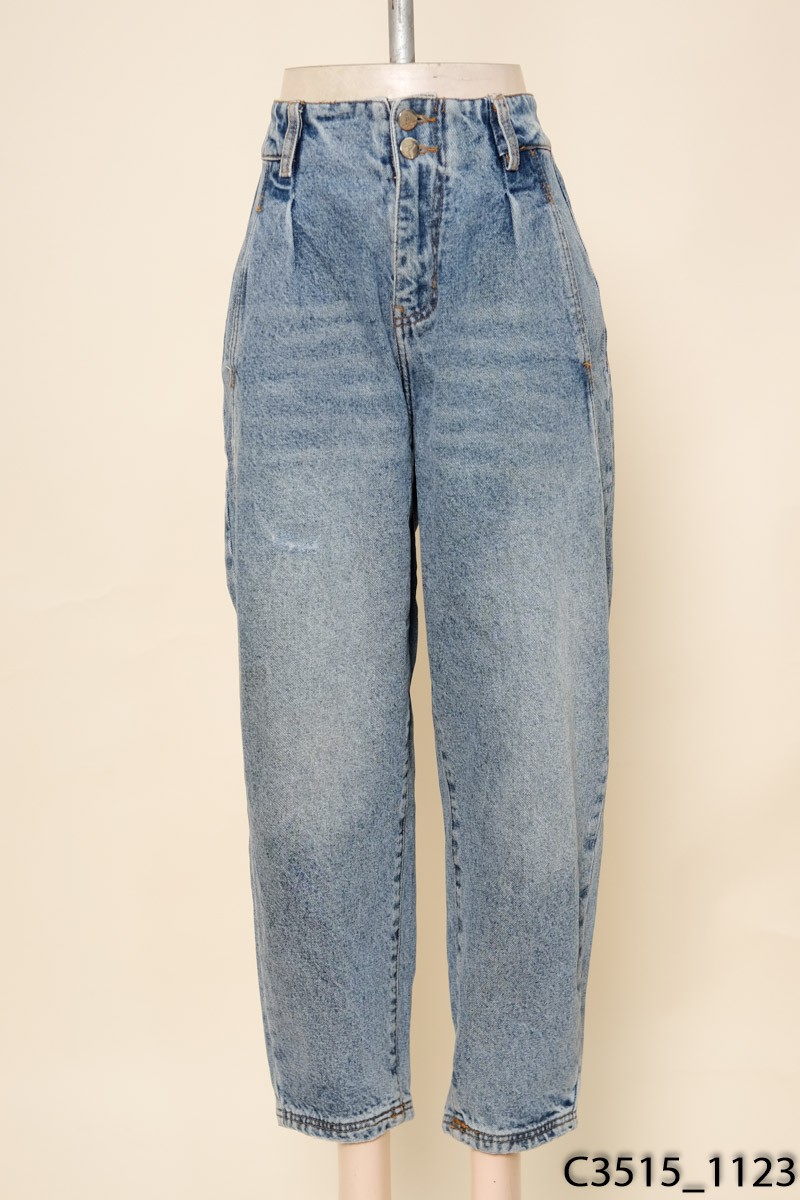 Quần jeans baggy xanh
