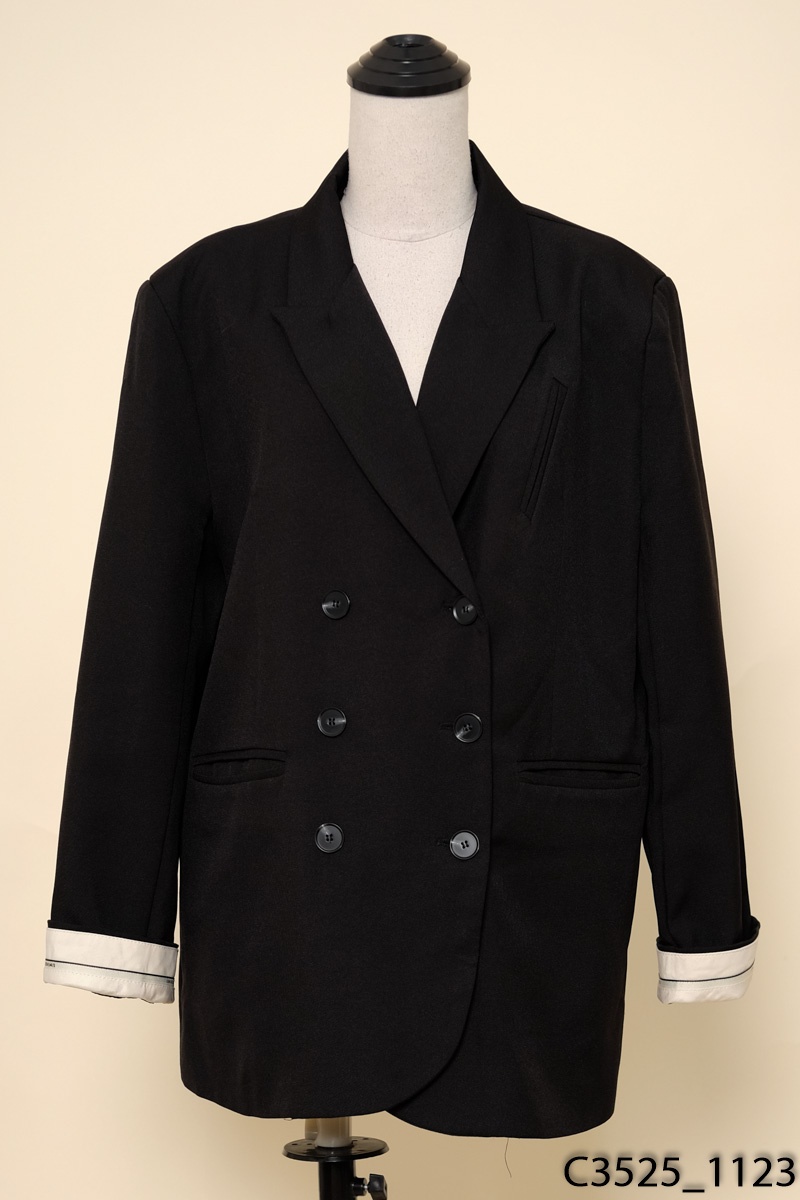 Áo blazer đen