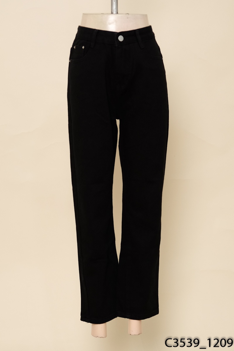 Quần jeans baggy đen