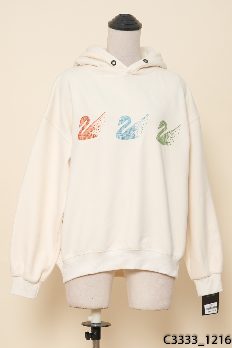 Áo hoodie nỉ be