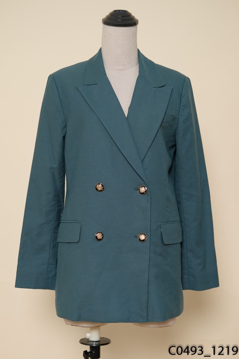 Áo khoác vest xanh ngọc