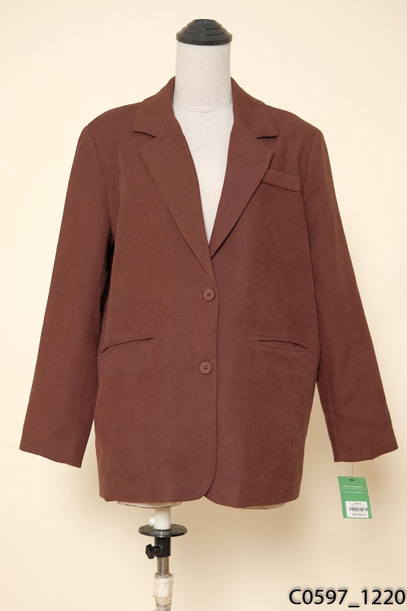 Áo blazer nâu