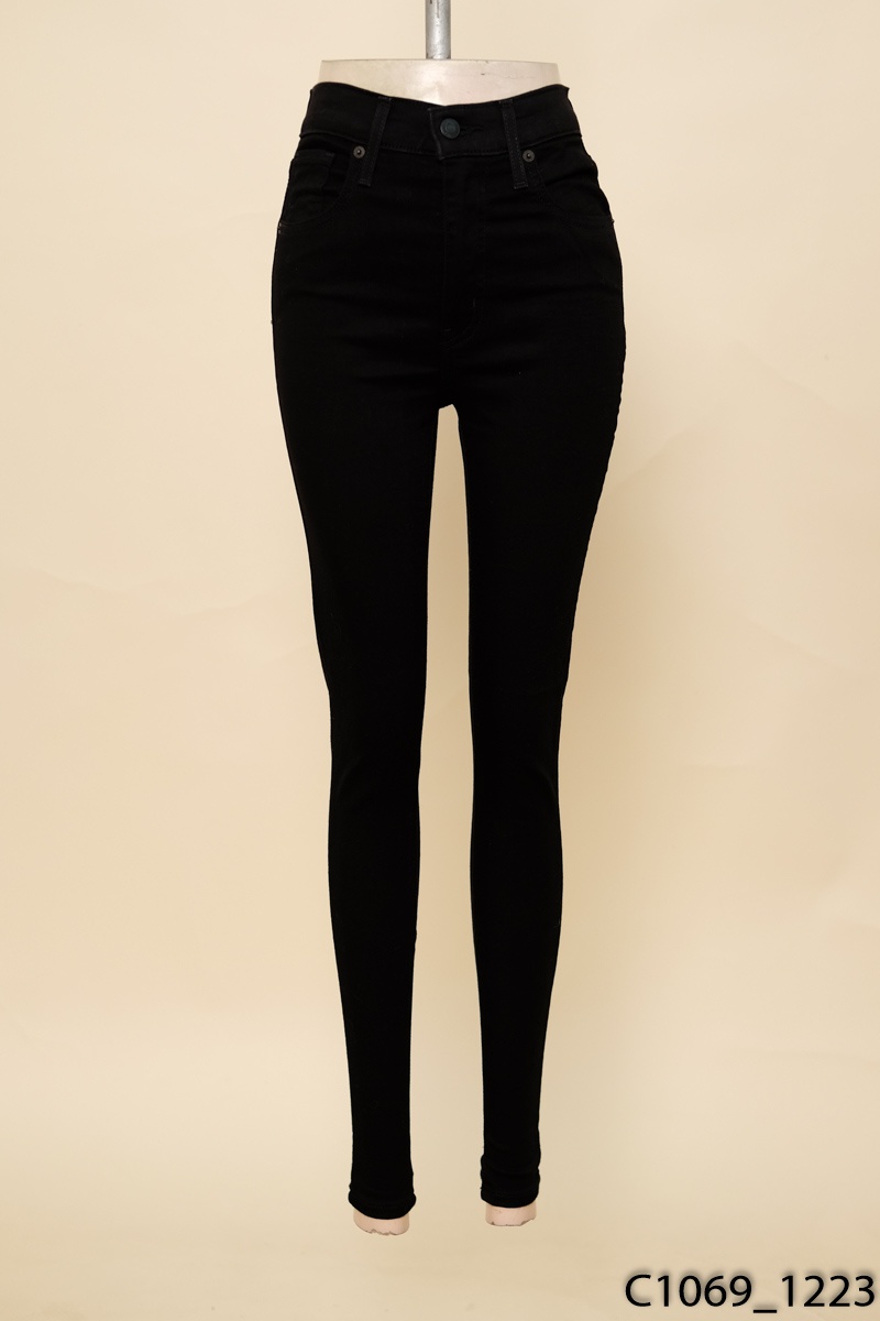 MILE HIGH SUPER SKINNY-Quần jeans đen