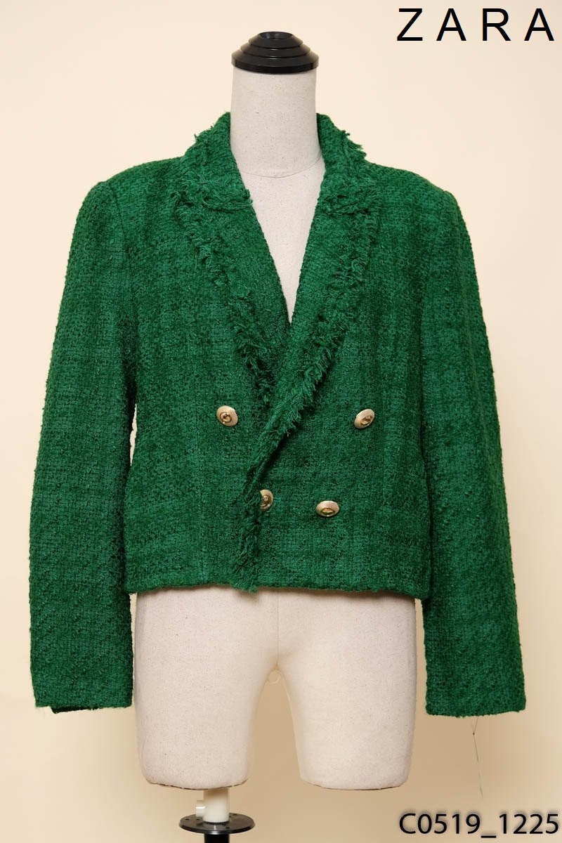 Áo khoác dạ xanh lá Zara