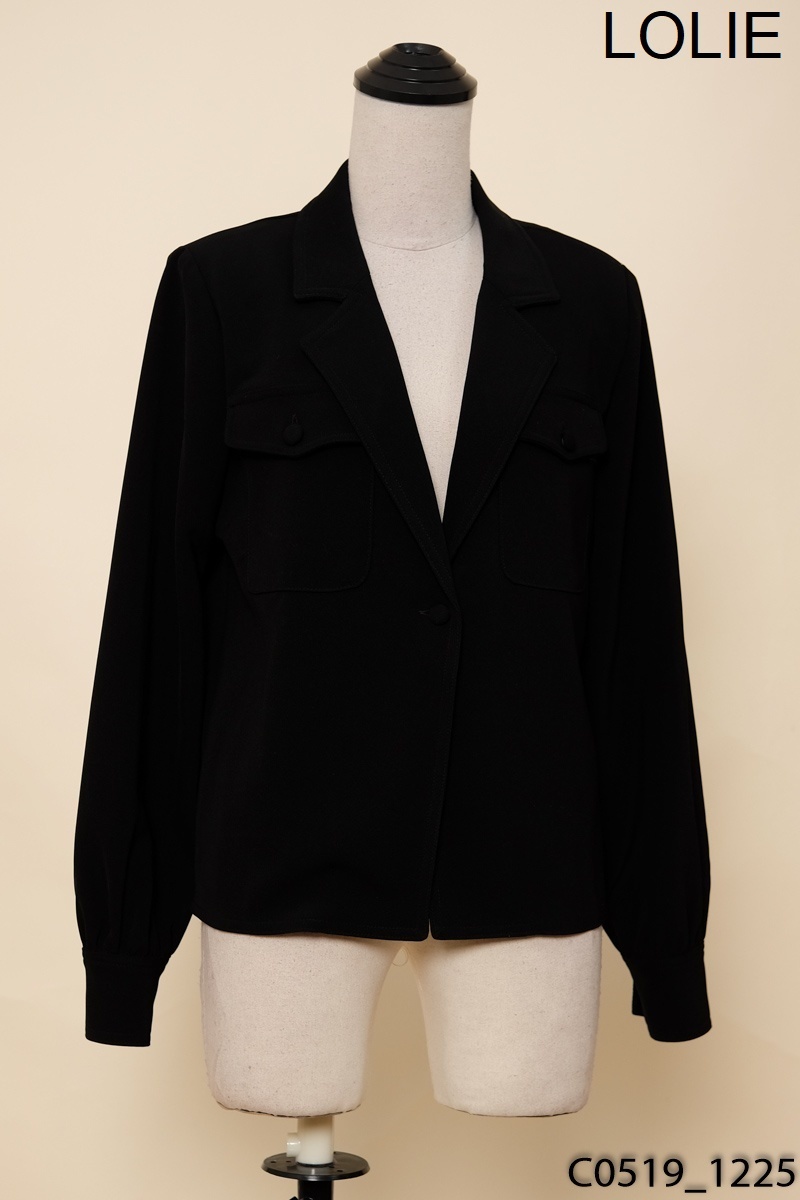 LOLIE-Áo khoác vest đen