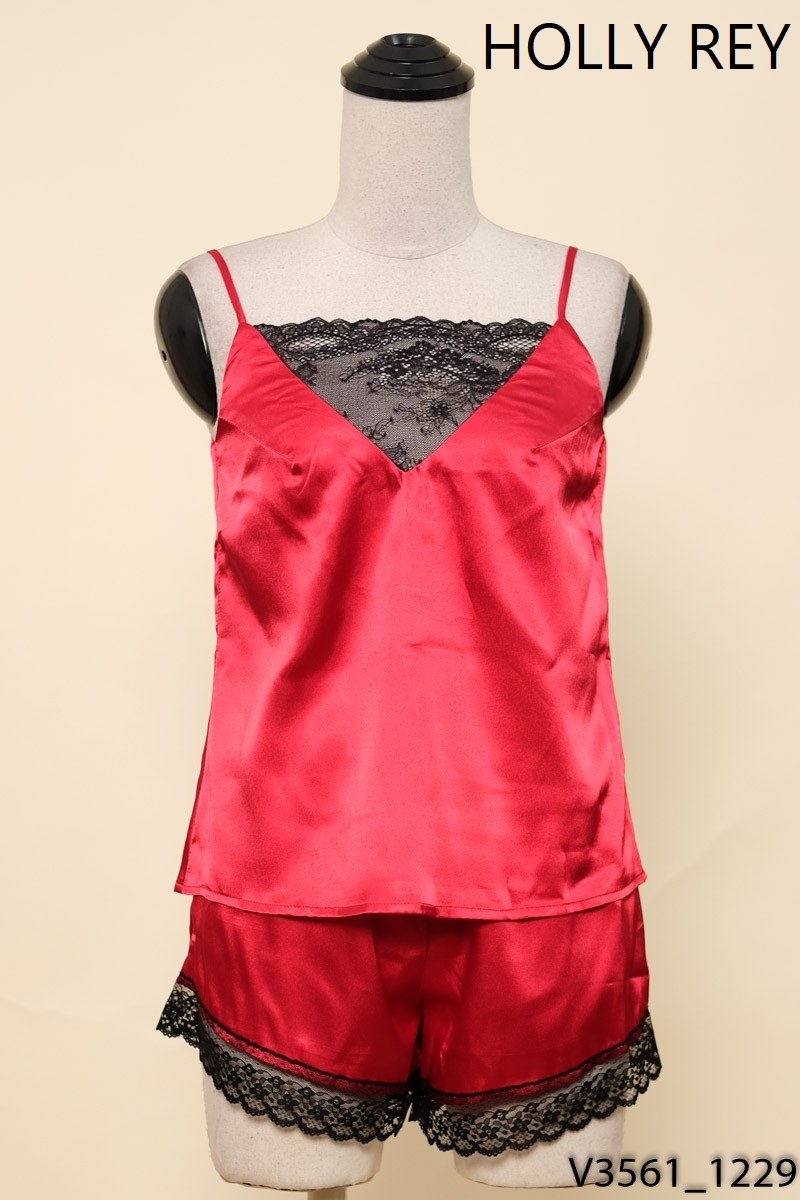 HOLLY-REY-Set áo 2 dây quần đỏ New Tags