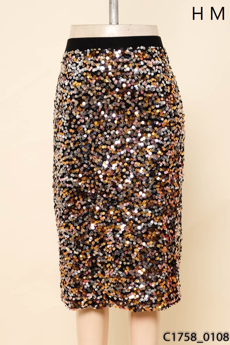 Chân váy sequin HM