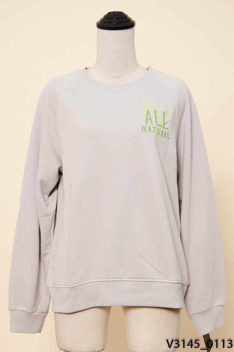 GIORNO-Áo sweater ghi