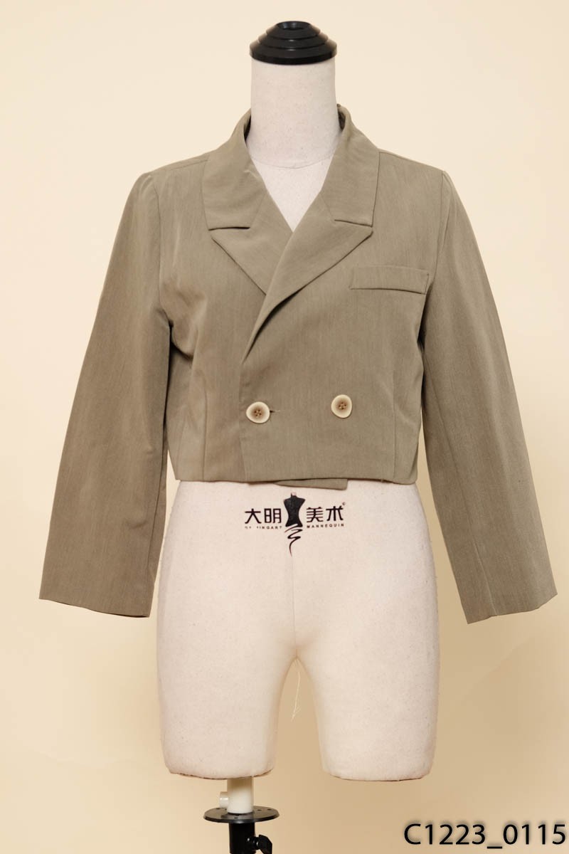Áo khoác vest rêu croptop