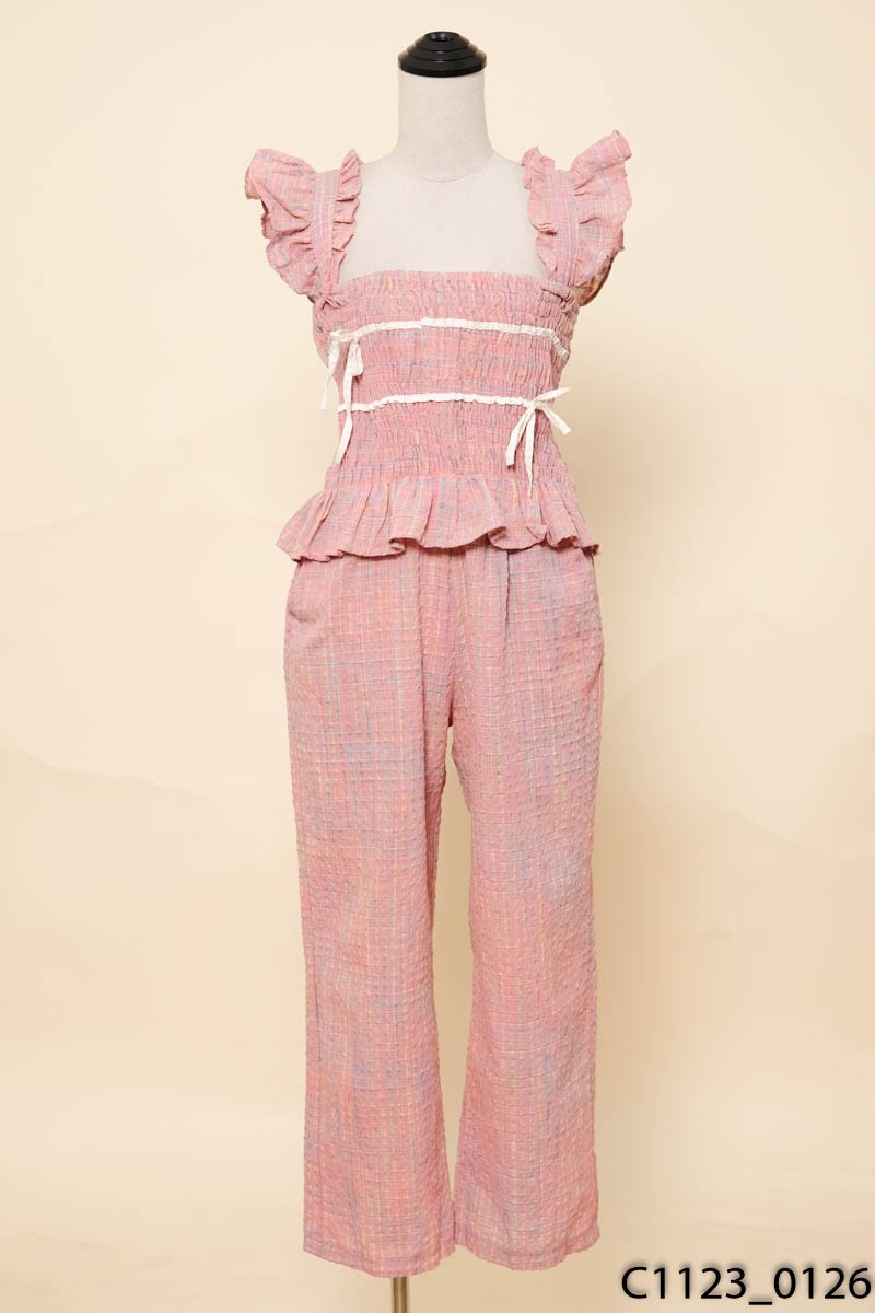 BON-Set kẻ hồng