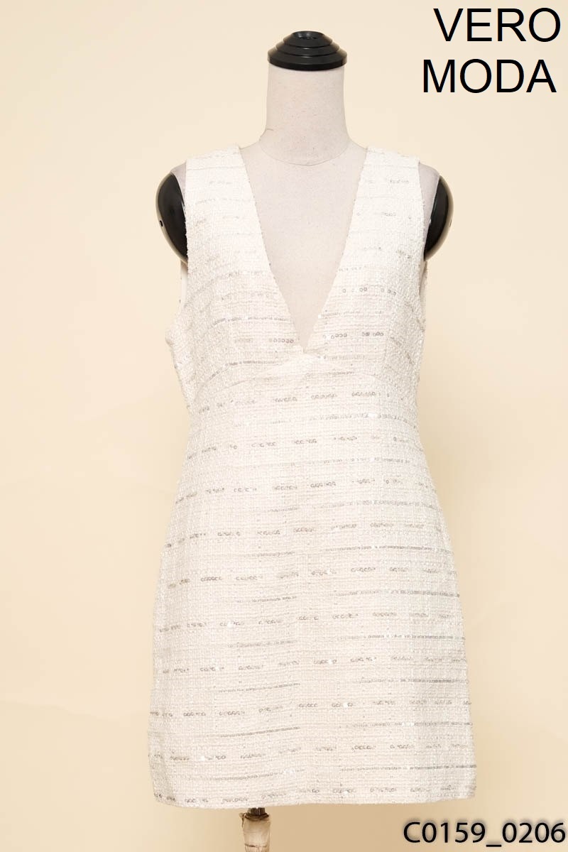 Đầm dạ be sát nách VERO MODA