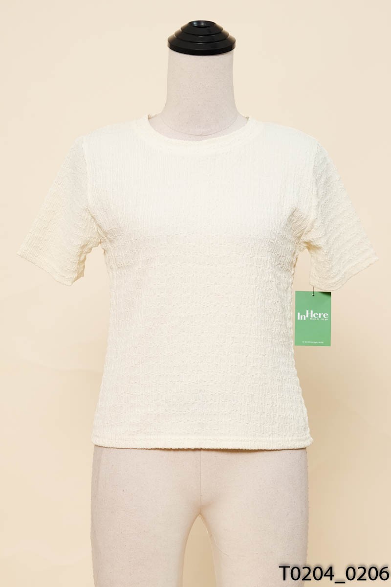 MIHO STUDIO- Áo be