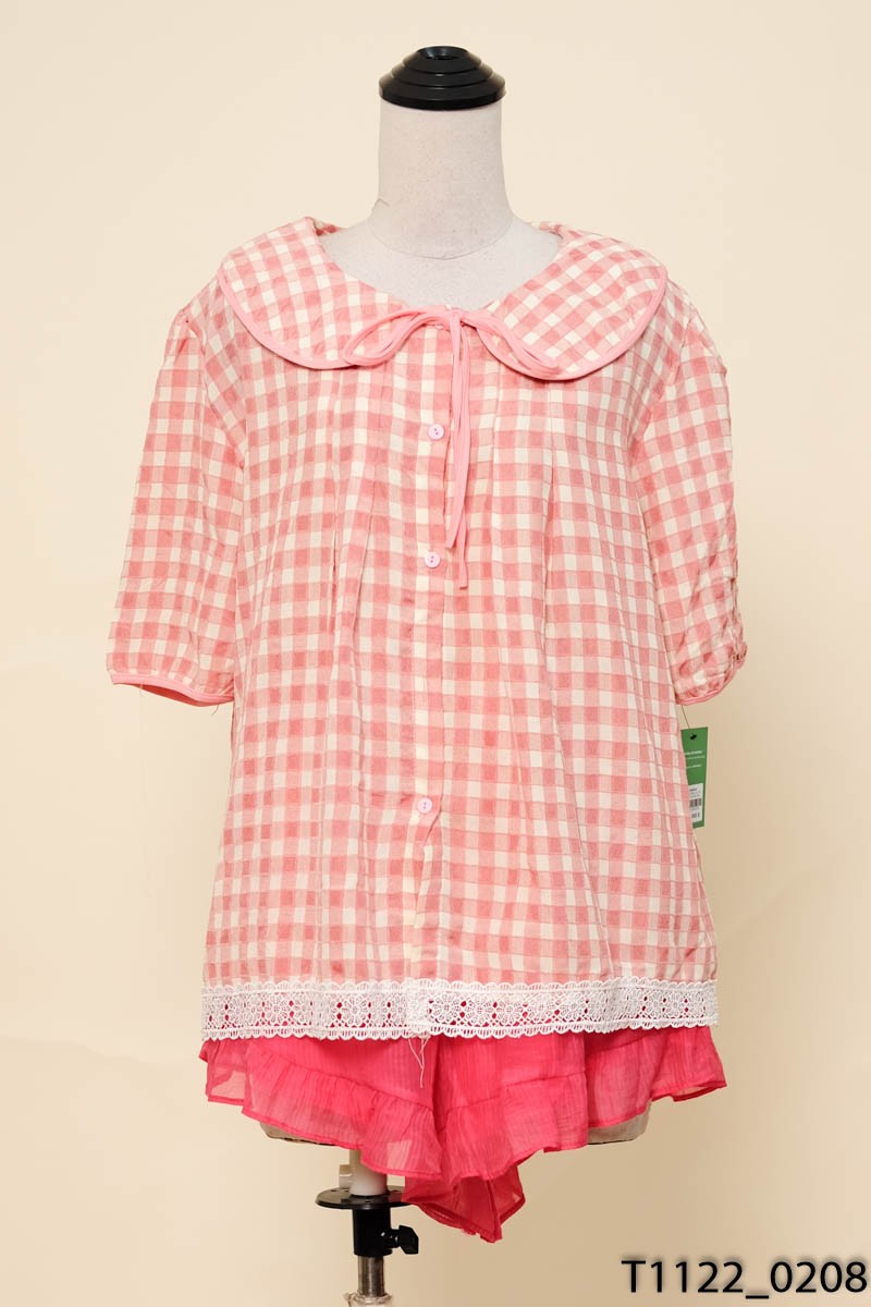 Set pijama hồng New Tags
