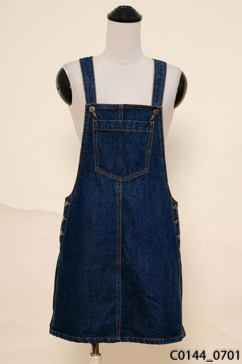 Đầm yếm jean xanh Forever 21