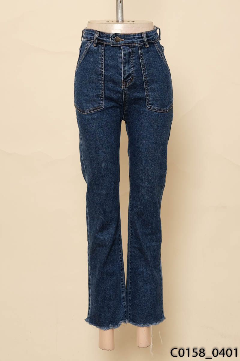 Quần jeans xanh