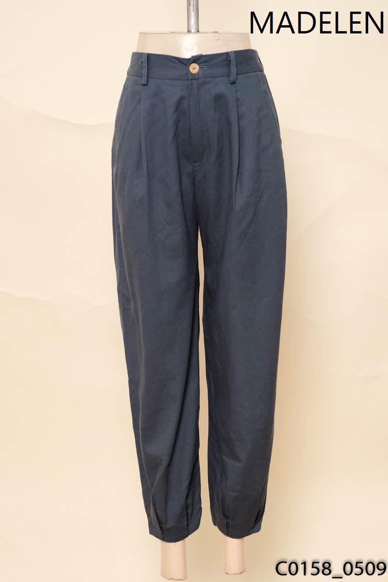 Quần dài xanh dương baggy Madelen