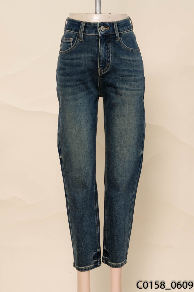 Quần jeans baggy xanh