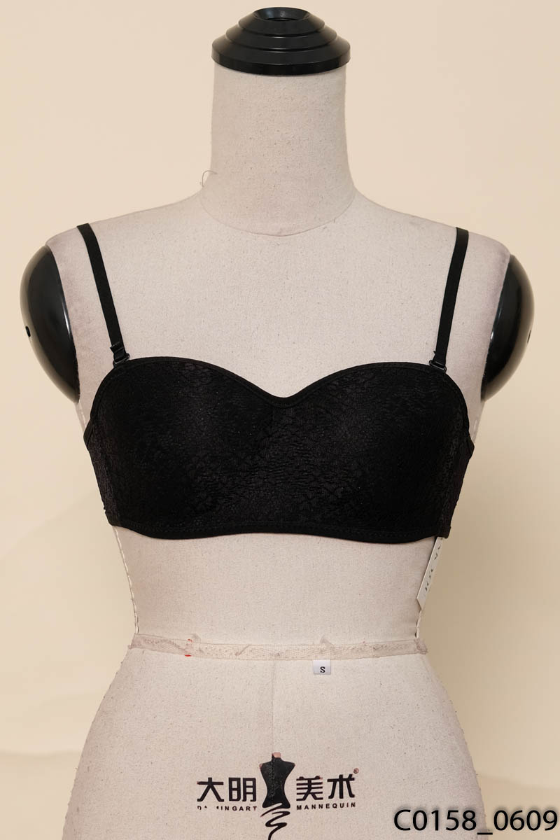 Áo lót đen phối ren New Tags